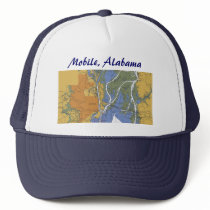 Mobile, Alabama Nautical Harbor chart hat