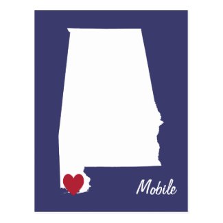 Mobile Alabama Postcard
