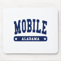 Mobile   College Style tee shirts Mousepads