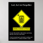 Mobile Device Attack Security Awareness Poster