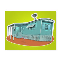 Mobile Home Postcard