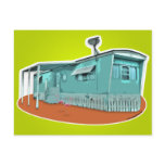 Mobile Home Postcard