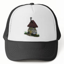 Mobile Home White Mesh Hats