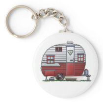 Mobile Scout Camper Keychain