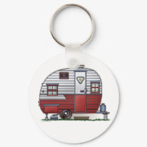 Mobile Scout Camper Keychain