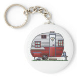 Mobile Scout Camper Keychain