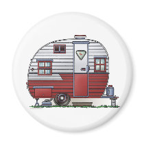 Mobile Scout Camper Magnet