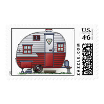 Mobile Scout Camper Postage