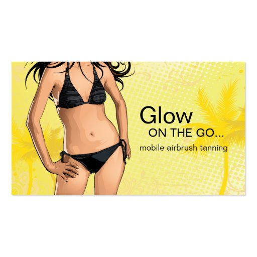 Mobile Spray Tanning Business Card