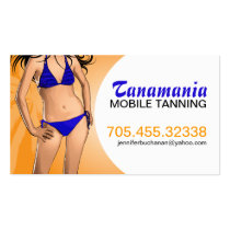 Mobile Tanning Salon Business Card Template