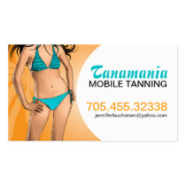Mobile Tanning Salon Business Card Template
