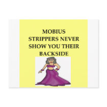 mobius strip joke post cards