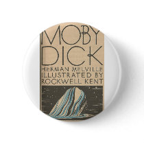 Moby Dick Cover Pinback Buttons