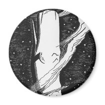 Moby Dick Rising Fridge Magnets