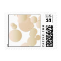 Mocha and Pink Bubbles postage