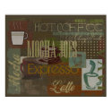 Mocha Joes Cafe Sign posters