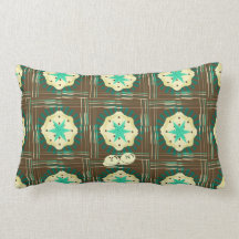 Mocha Mint Cream Pie monogram Pillows