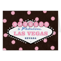 Mocha Pink MARRIED in Fabulous Las Vegas Card
