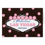 Mocha Pink WEDDING in Fabulous Las Vegas Card