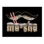 Mocha Stache Postcard