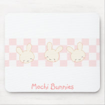 Mochi Bunnies Mouse pad mousepads by Nashiil Mochi Bunnies Mouse pad mousepads