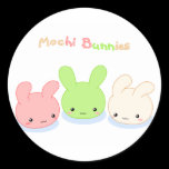 Mochi Bunnies sticker stickers