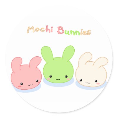 Mochi Bunnies sticker by Nashiil