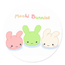 Mochi Bunnies sticker