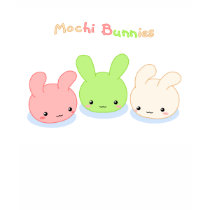 Mochi Bunnies women's t-shirt by Nashiil Mochi Bunnies women's t-shirt