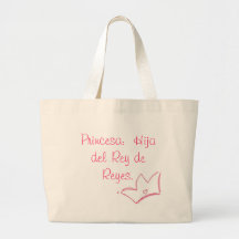 Mochila Princesa:  Hija del Rey de Reyes. Tote Bag