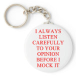 MOCK you insult Keychain