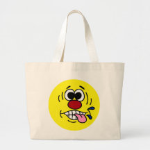 Mocking Face: Ha Ha I just quit my job Tote Bag