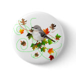 Mockingbird & Fall Leaves buttons