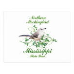 Mockingbird Mississippi State Bird Post Cards