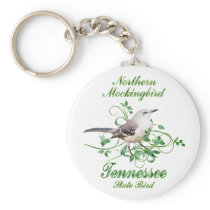Mockingbird Tennessee State Bird keychains