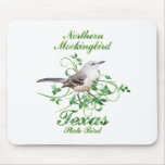 Mockingbird Texas State Bird mousepads