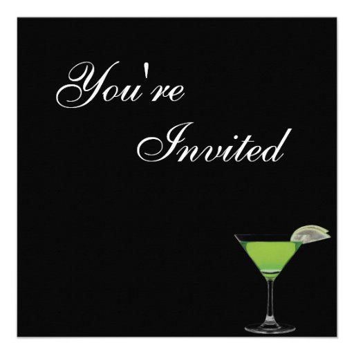 Mocktail Birthday Party Invitation