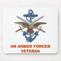 MOD10, HM ARMED FORCES VETERAN mousepads