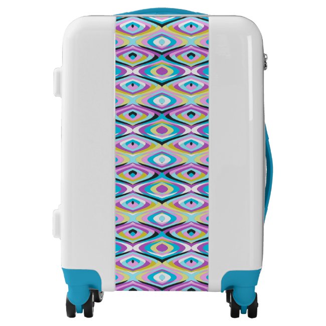 Mod 60s inspired cats eye pattern