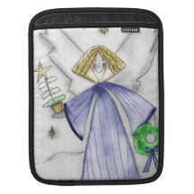 Mod Angel in Blue Sleeve For iPads