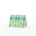 Mod Argyle Thank You Cards