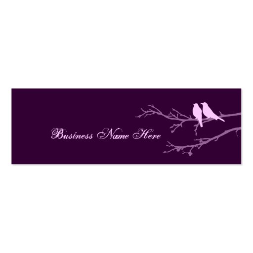 mod birds business card (front side)