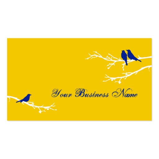 mod birds business card template (front side)