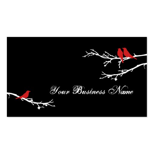 mod birds business cards