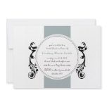mod bridal shower invitation