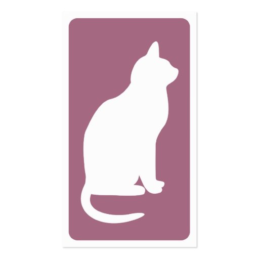 mod cat business card templates (back side)