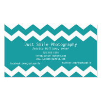 Mod Chevron business cards
