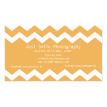 Mod Chevron business cards