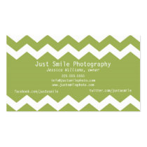 Mod Chevron business cards