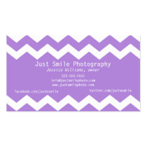 Mod Chevron business cards